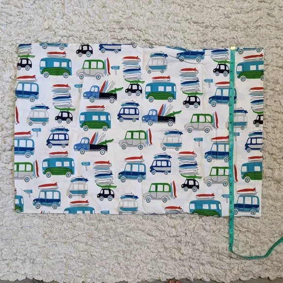 Pottery Barn Kids Cars Print Standard Pillow Case - Picture 5 of 8
